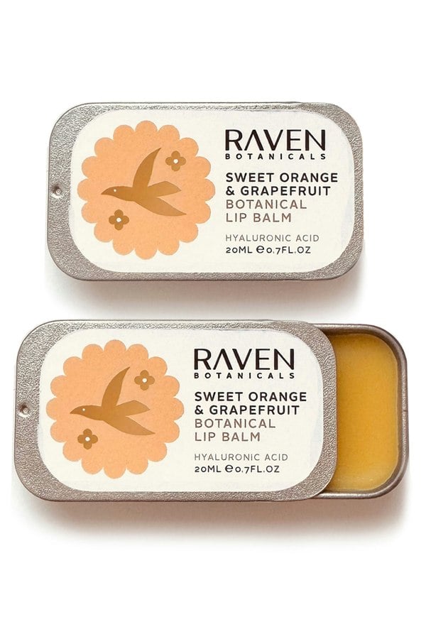 Raven Botanicals Botanical Lip Balm - Sweet Orange & Grapefruit