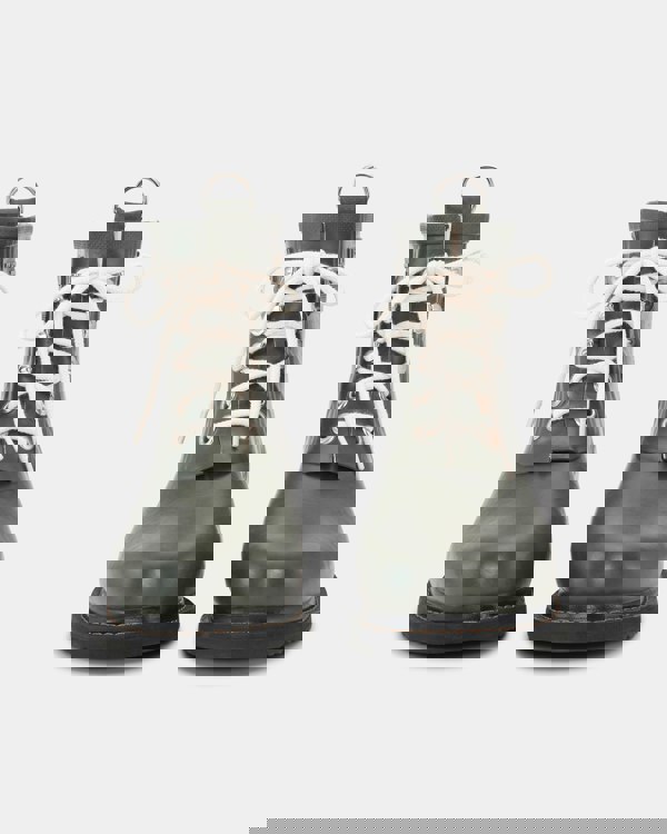 Ilse Jacobsen Rub Womens Laced Short Rubber Boots - Army 410