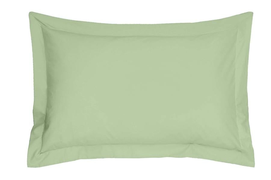 Smart Living Polycotton Oxford Pillowcases Pair 180 Thread Count - Green
