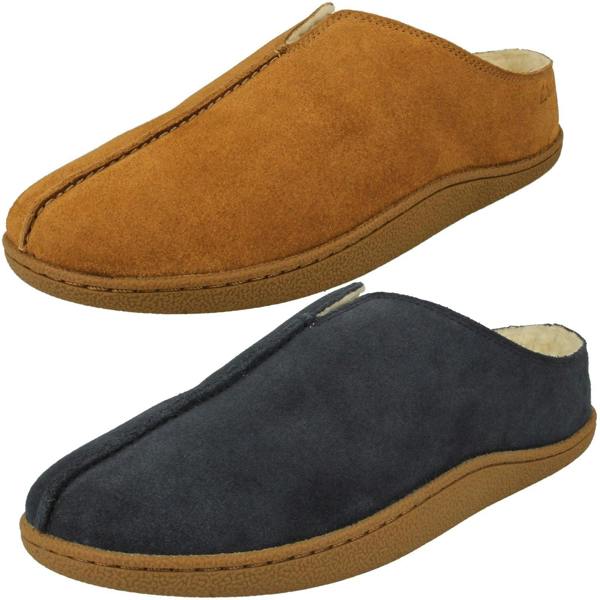 Clarks Mens Clarks Warm lined Mule Slippers Home Mule