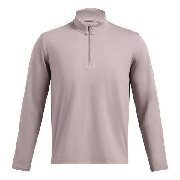 Under Armour Mens Meridian Quarter Zip Sweatshirt - Grey - 