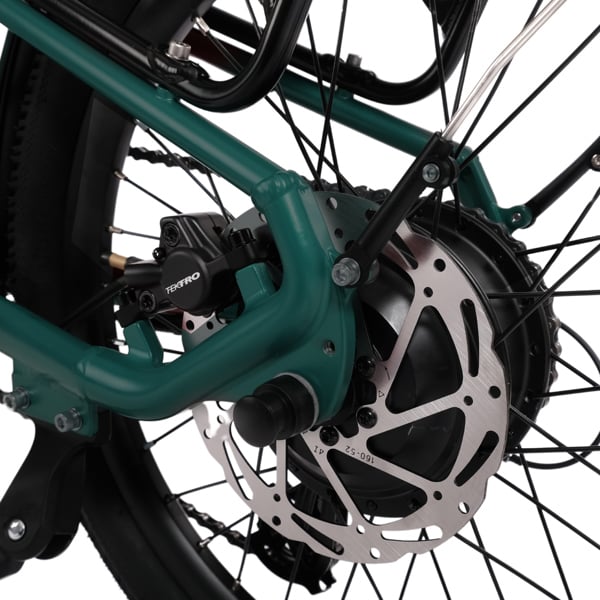 Hygge Bikes Virum 2025 - Folding Ultra-Light E-Bike 36V 10Ah - British Racing Green