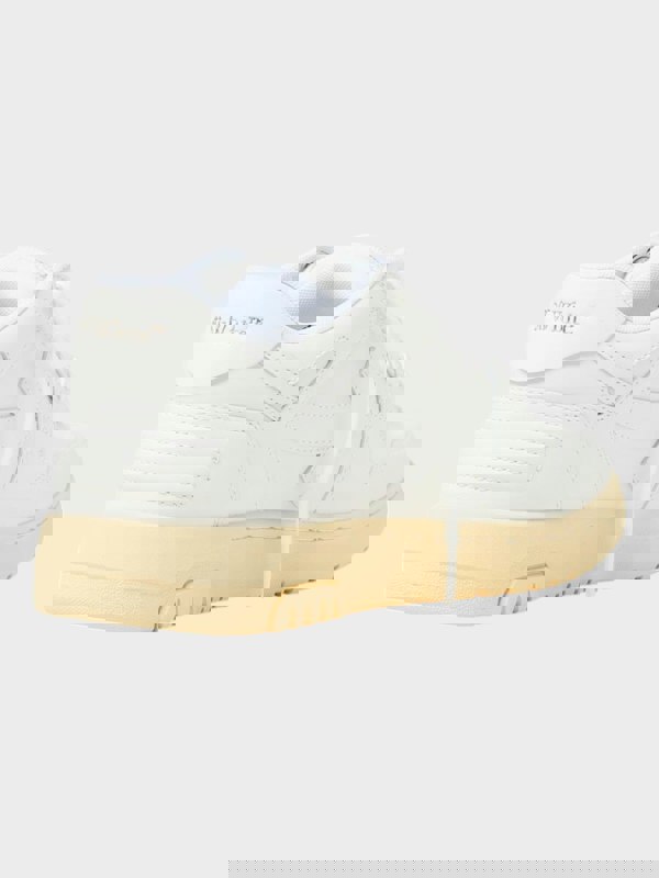 Off-White Out Of Office Ooo Low Tops White Beige Sole - Womens