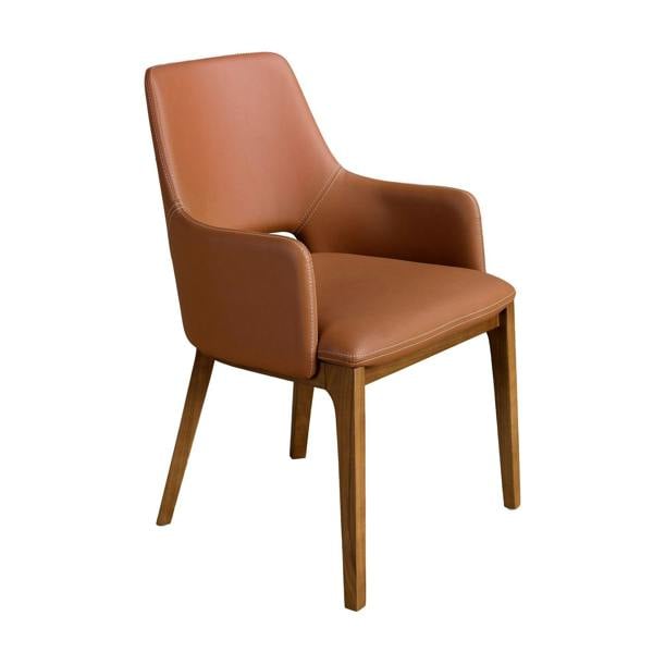 Angel Cerdá Brown Leatherette Chair 4157
