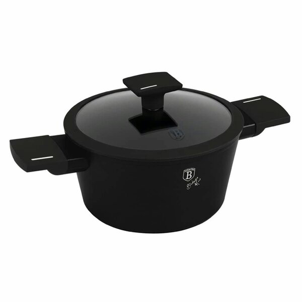 Berlinger Haus Casserole with Lid 20 cm Berlinger Haus BH8187Matte Black