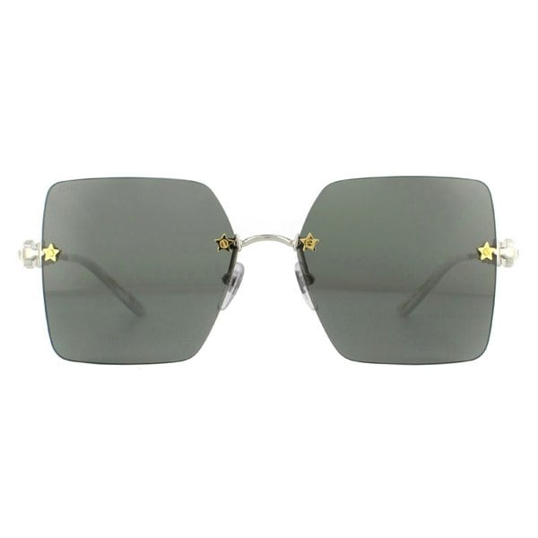 Gucci Sunglasses GG0644S 001 Silver Grey