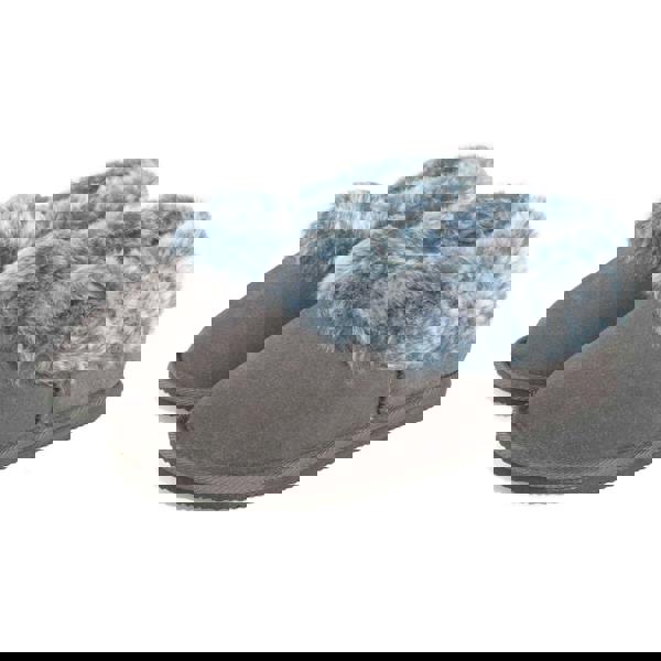 Eastern Counties Leather Womens/Ladies Sheepskin Lined Slipper Boots - Denim Tipped