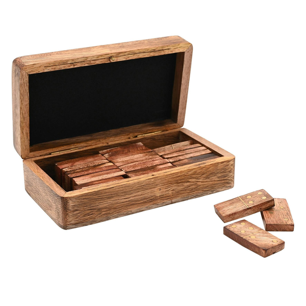 Harvey Makin Dominoes In Wooden Box