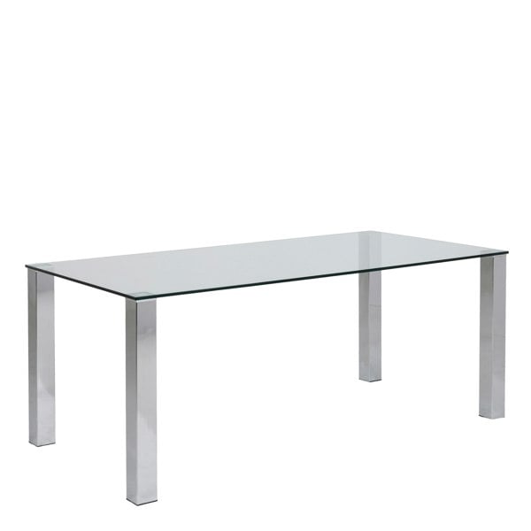 Furniture To Go Kante Dining Table with Glass Top