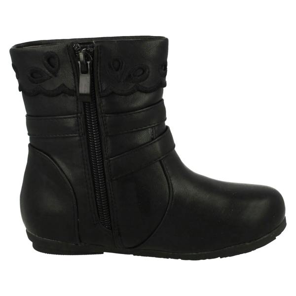 Spot On Girls Spot On Ankle Boots with Buckle Detail