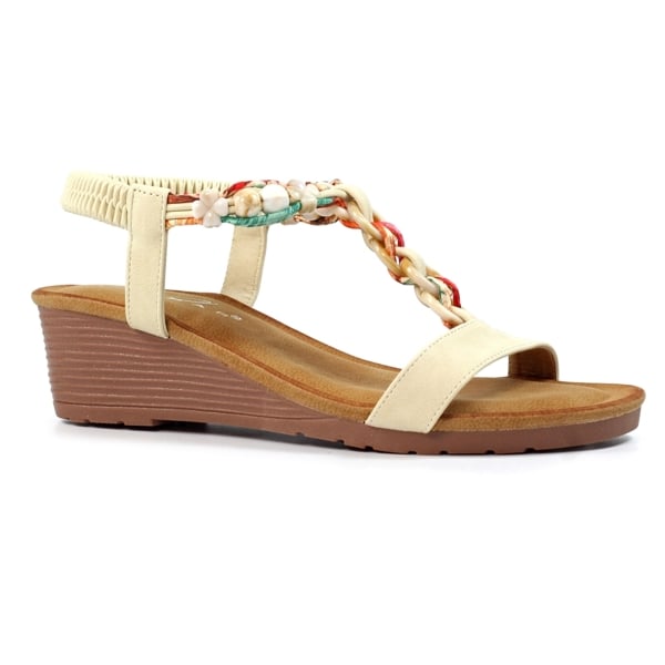 Lunar Womens Clemont Sandals - Beige