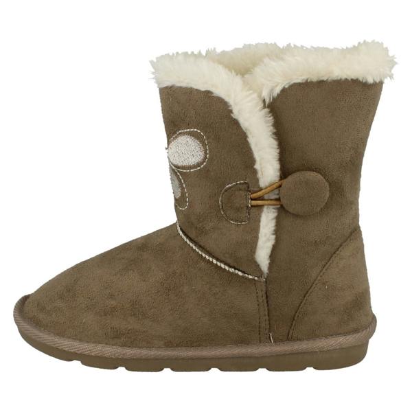 Spot On Girls Spot On Fur Lined Short Boots