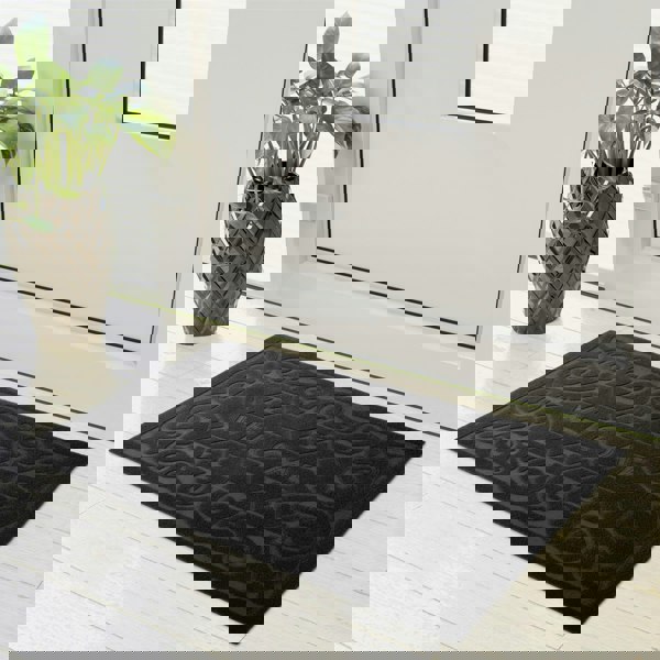 Emma Barclay Welcome Black Door Mat