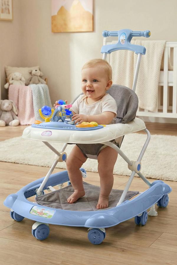 Foldable & Adjustable Baby Walker