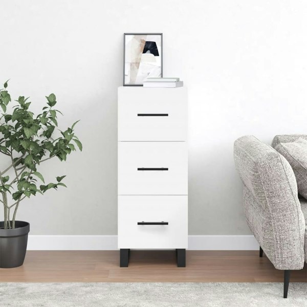 Berkfield Sideboard White 34.5x34x90 cm Engineered Wood