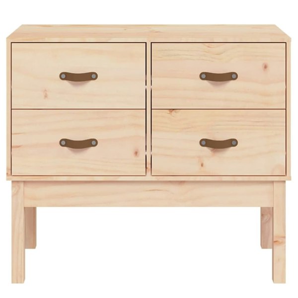 Berkfield Console Cabinet 90x40x78 cm Solid Wood Pine