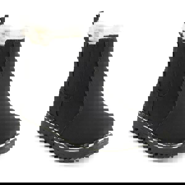 VIVA Polar Womens Chelsea Winter Boots - Faux Fur Lined Nubuck Ankle Boots