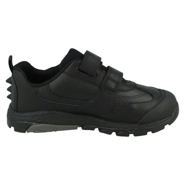Clarks Boys Clarks Dinosaur Design School Shoes Steggy2 Pace K
