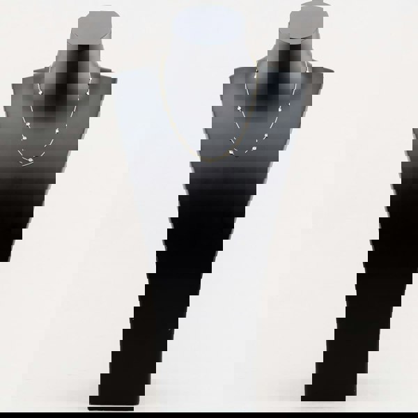 T. H. Baker 9ct Yellow Gold Cubic Zirconia Chain 1.19.1970