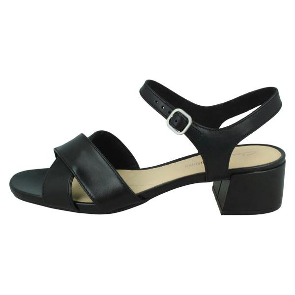 Clarks Ladies Clarks Strappy Heeled Sandals Sheer35 Strap