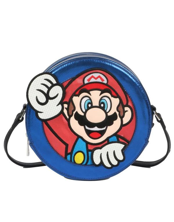 Vanilla Underground Danielle Nicole Unisex Blue Super Mario Cross Body Bag (One Size)