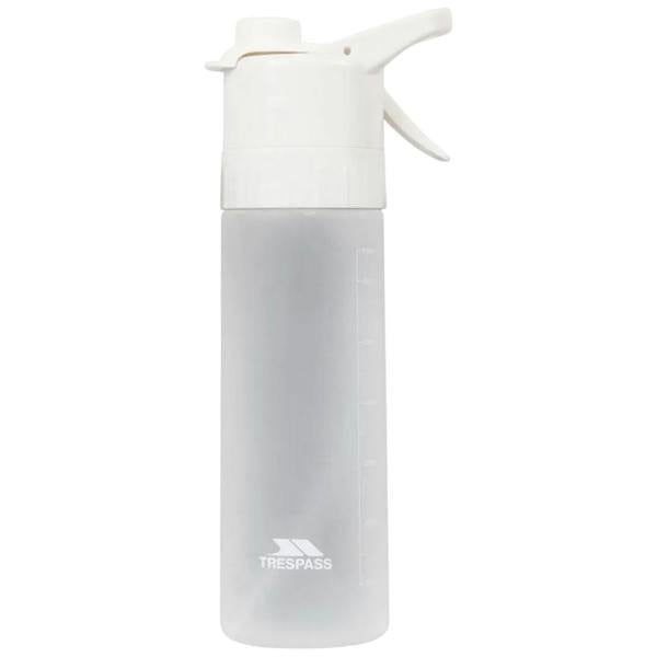 Trespass Outdoor Mister 680ml Water Bottle - Clear - 