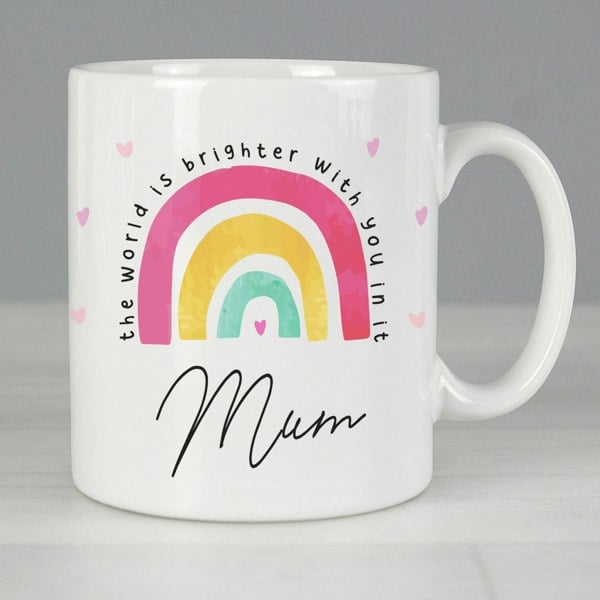 Personalised Memento Company Personalised You Make The World Brighter Mug