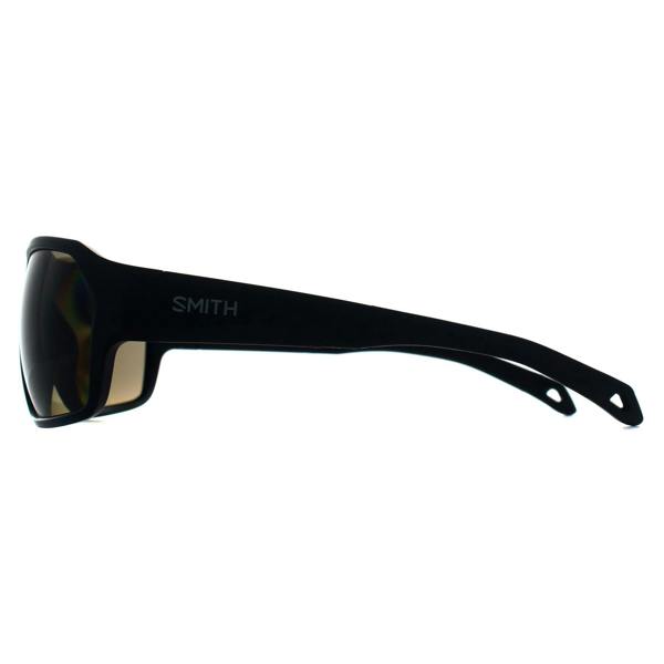 Smith Sunglasses Deckboss 003 L7 Matte Black Chromapop Green Polarized