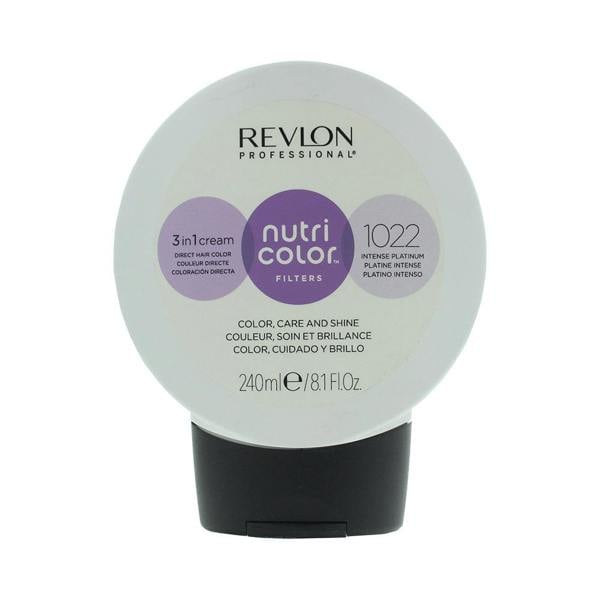 Nutri Color Filters Revlon Nutri Color Filters 3 in 1 Cream 1022 Intense Platinum Hair Colour 240ml
