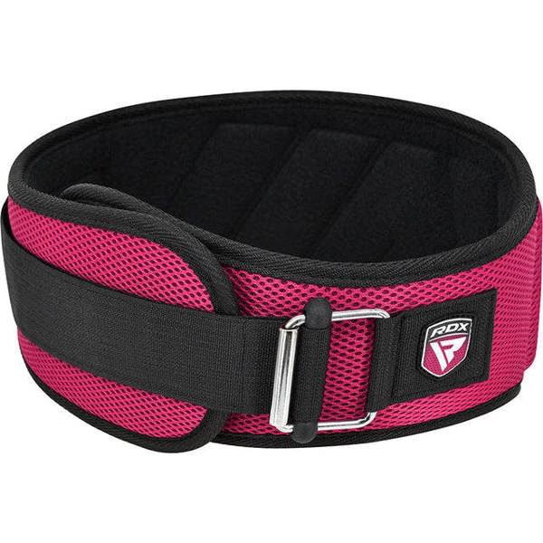 RDX Sports WEIGHT LIFTING BELT EVA CURVE RX4 PINK