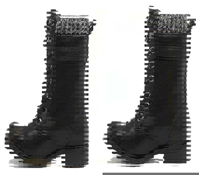 Rocket Dog Billie Womens Ankle Buckle Lace Up Military Boots