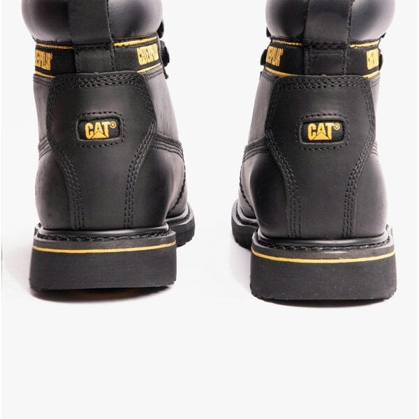 CAT HOLTON S3 Leather Safety Boots Leather Safety Boots   in  Black