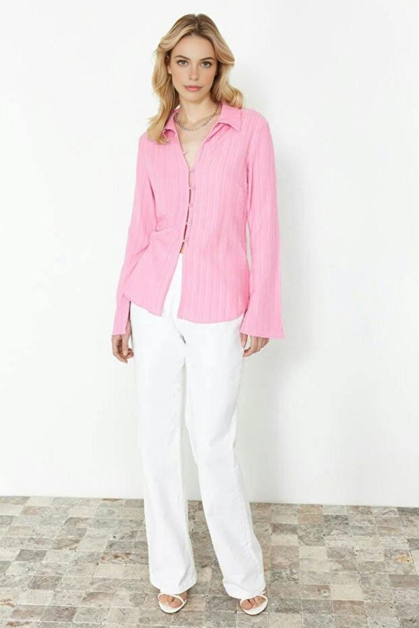 WOVCOR Textured Woven Shirt