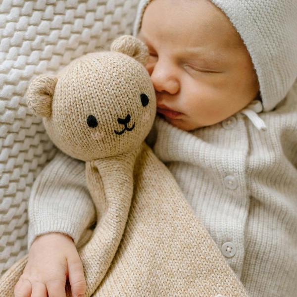 cuddle+kind - Lovey Collection - Baby Bear - Honey