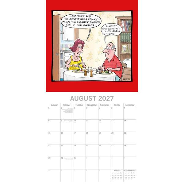 The Funny Side of Life Calendar 2027, Wall Calendars, Month To View, Humour, Gift