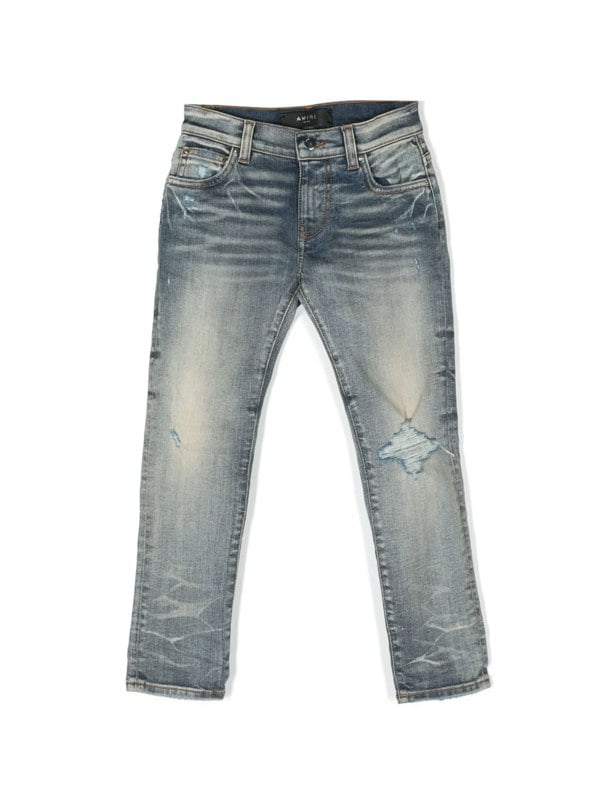 Amiri Kids broken jeans - clay indigo