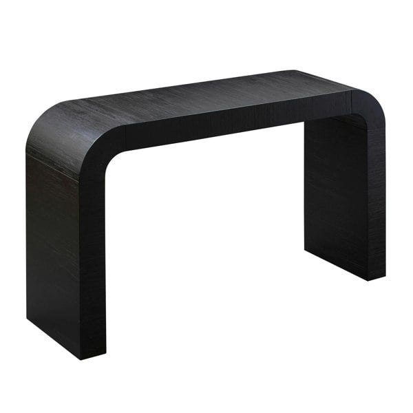 Furniture Edit Hump Black Console Table