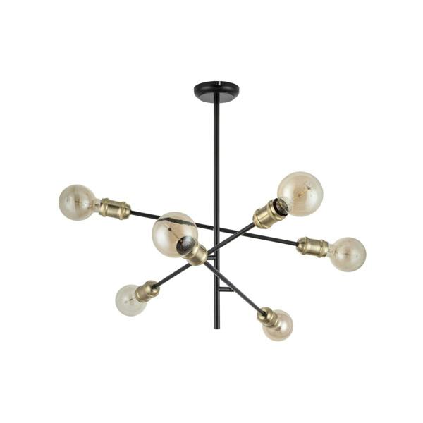 COSYLYTE Charlton 6 Light Adjustable Arm Ceiling Light