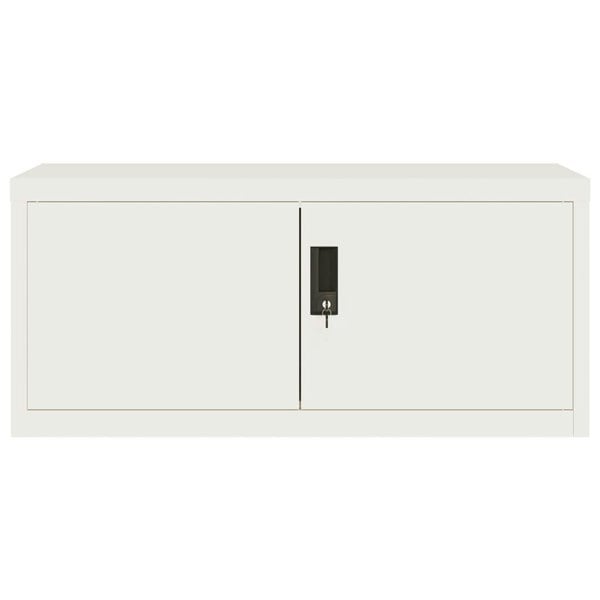 Berkfield File Cabinet White 90x40x240 cm Steel