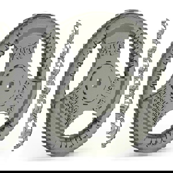 Body Revolution Cast Iron Weight Plates - 1" Standard Tri Grip Pairs (1.25 - 25 kg)