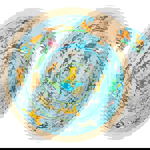 Goki Puzzle - Animal Circle