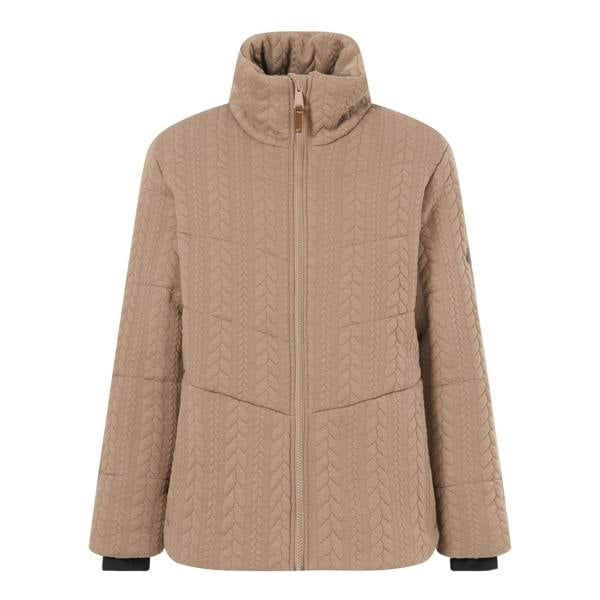 Regatta Womens/Ladies Amaryl Cable Knit Padded Jacket - Mocha - 