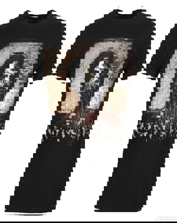 Alice In Chains Mens Black Graphic Print Short Sleeved T-Shirt