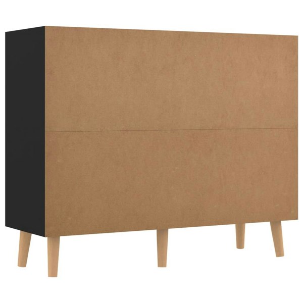 Berkfield Sideboard Black 90x30x72 cm Engineered Wood