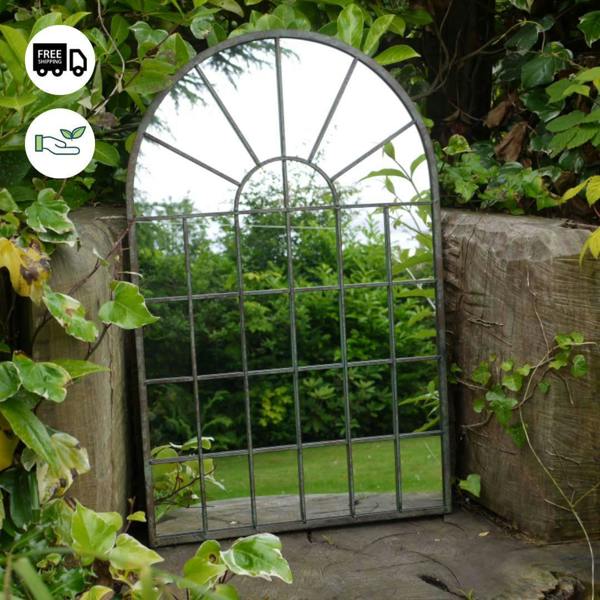 DCI Large Arch Vintage/Retro Wall Garden Mirror 77 cm Tall