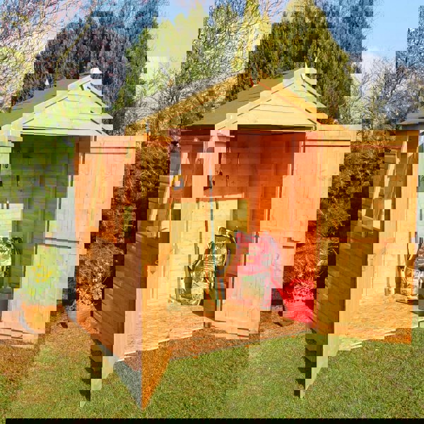 Shire Bute Shiplap Apex Double Door 4x6 12mm interlock Clad wooden Shed