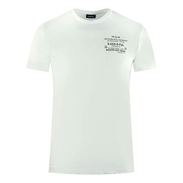 Diesel The Future Of All Yesterdays Logo T-Shirt - White