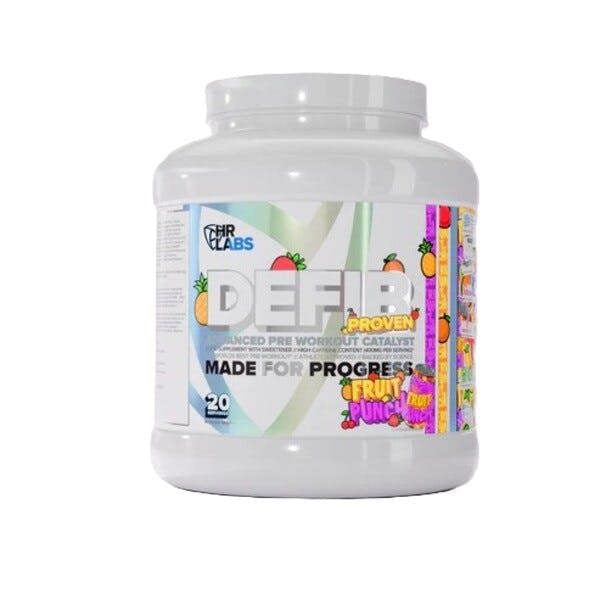 HR Labs Defib Advanced Pre Workout Catalyst Proven Edition, Fruit Punch - 680g