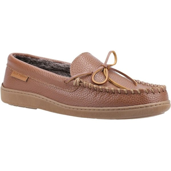 Hush Puppies Ace Leather Men's Slippers in Tan