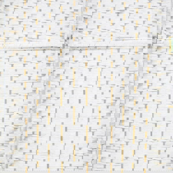4/6 White Wooden Panels Folding Room Divider Partition Slat Privacy Screen Room Dividers Living and Home